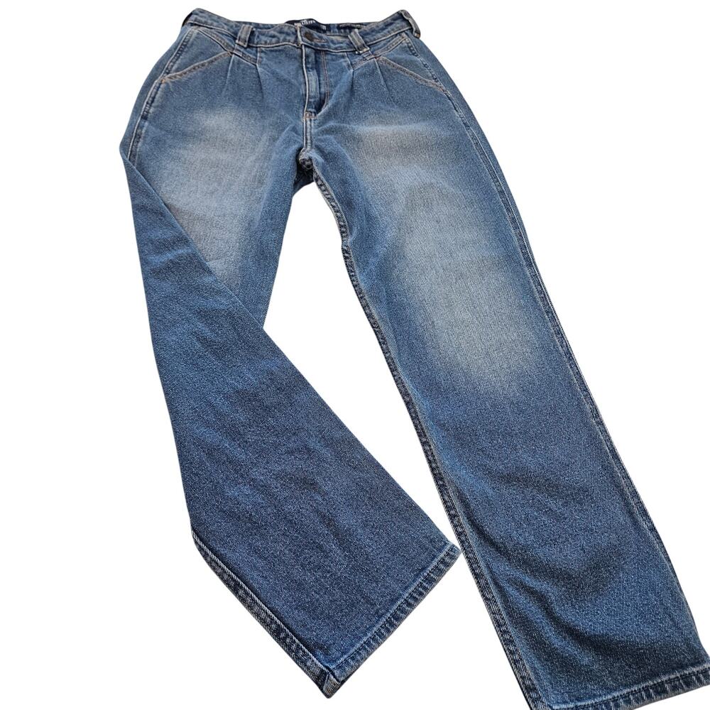 Hollister Ultra High-Rise Mom Jean Vintage Stretch Denim Size 7 28 x 27